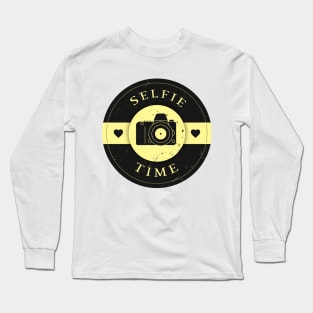 Selfie photo print Long Sleeve T-Shirt